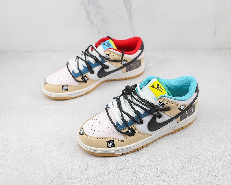 Nike SB Dunk Low SE "White/Light Chocolate/Pink" фото № 5