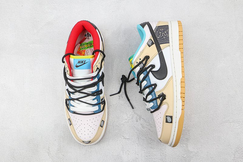 Nike SB Dunk Low SE "White/Light Chocolate/Pink" фото № 6