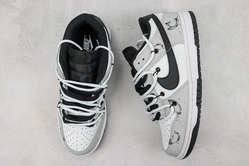 Nike Dunk Low "Grey/Black/White" фото № 7
