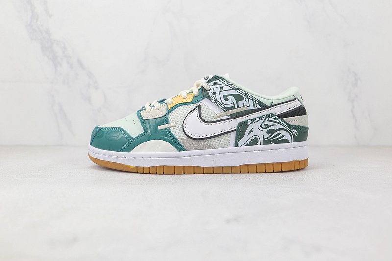 Nike Dunk Scrap "Green Dragonfly" фото № 2