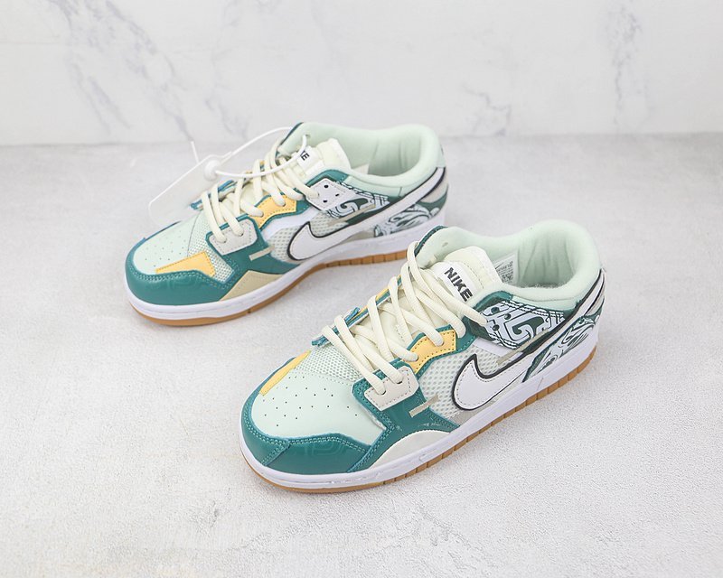 Nike Dunk Scrap "Green Dragonfly" фото № 5