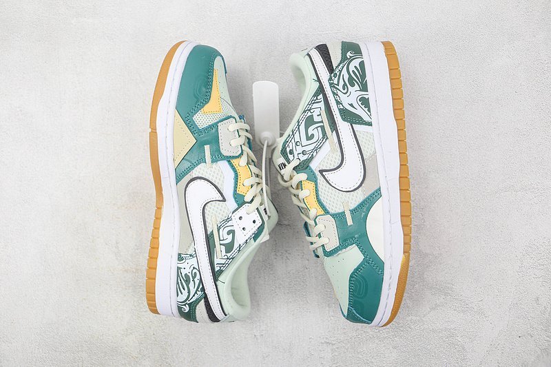 Nike Dunk Scrap "Green Dragonfly" фото № 7