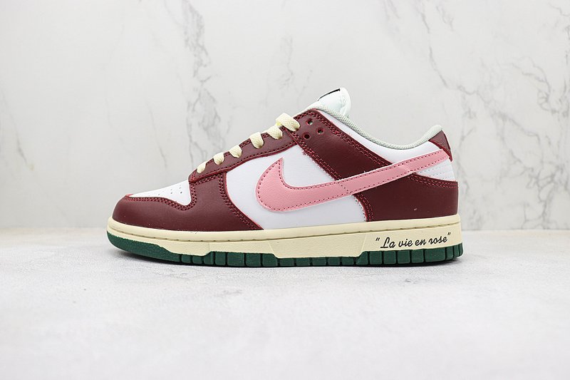 Nike SB Dunk Low "Burgundy/White" фото № 2