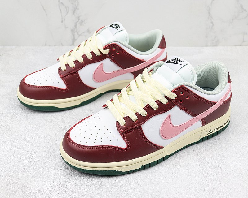 Nike SB Dunk Low "Burgundy/White" фото № 5