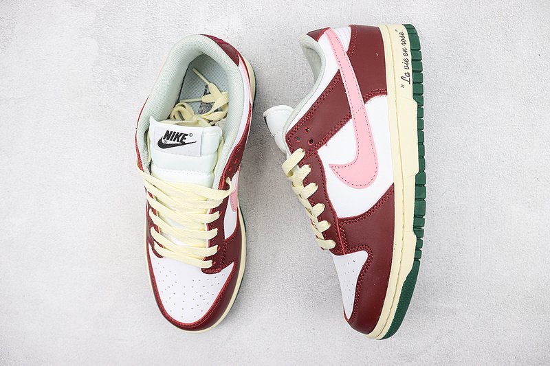 Nike SB Dunk Low "Burgundy/White" фото № 6