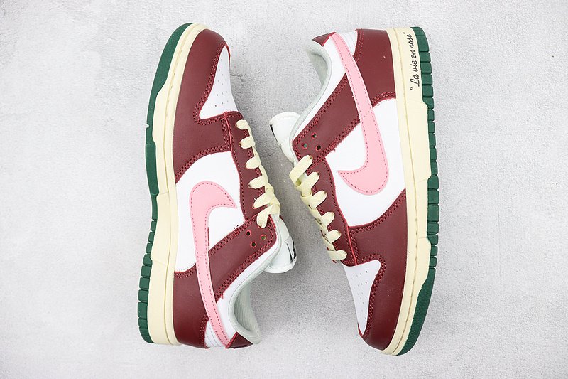 Nike SB Dunk Low "Burgundy/White" фото № 7