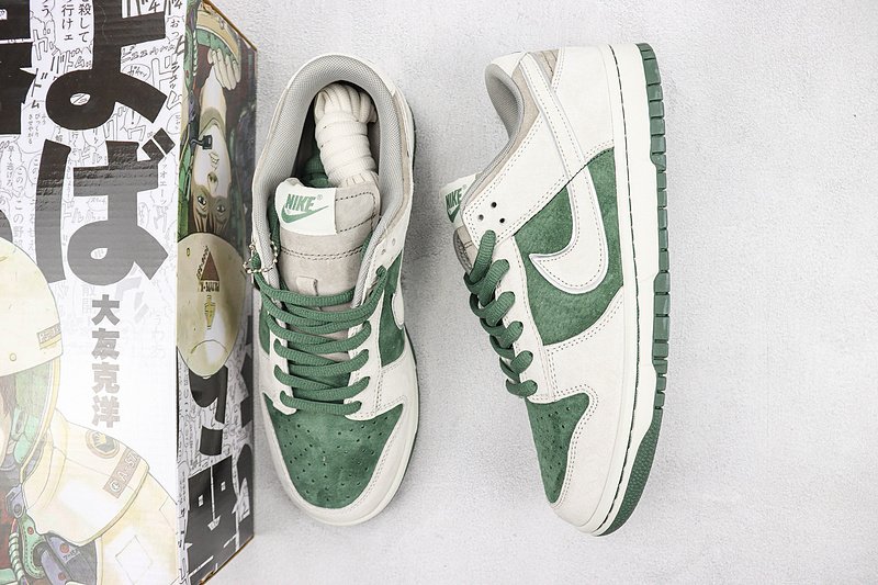Otomo Katsuhiro x Nike SB Dunk Low "Steamboy OST/Silver/Green" фото № 7