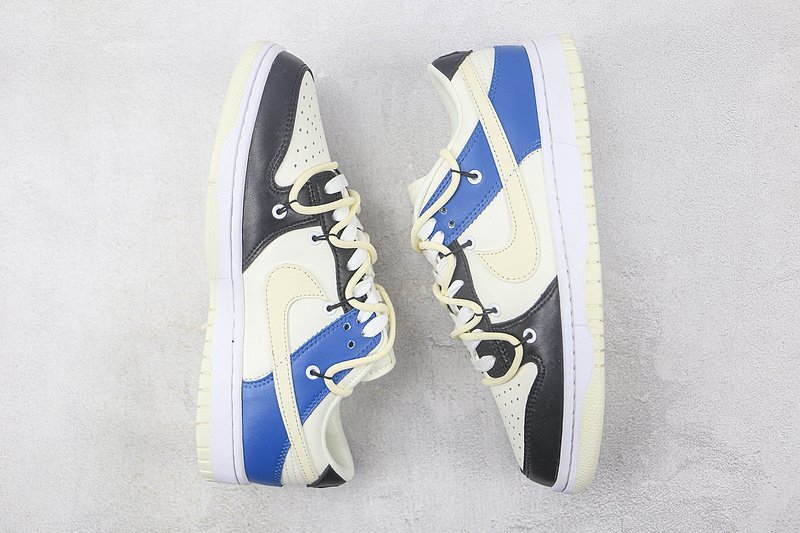 Nike Dunk Low "Double Lacing/Cream/Blue" фото № 6