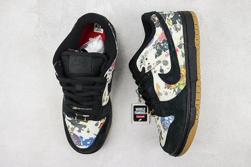 Supreme x Nike SB Dunk Low "Rammellzee" фото № 6