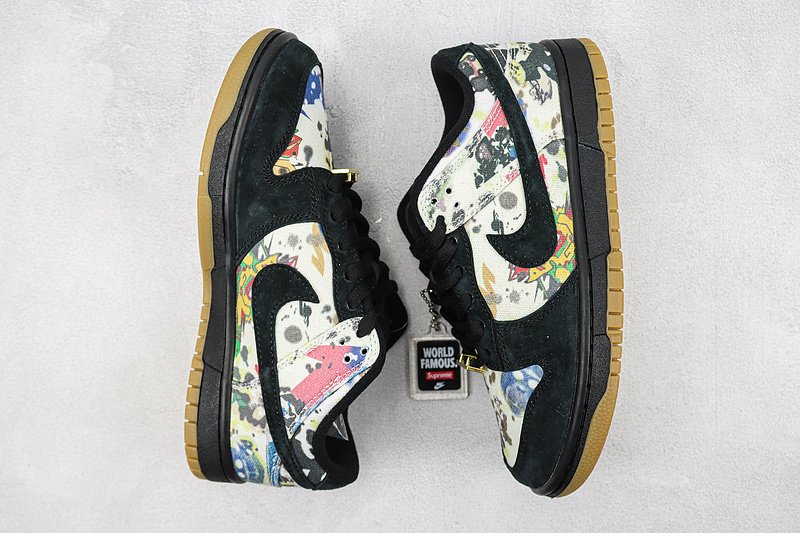 Supreme x Nike SB Dunk Low "Rammellzee" фото № 7