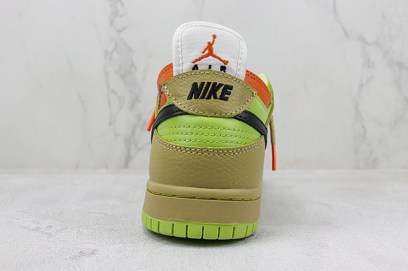 EJDER x Nike Dunk Low "Multi-Element/Green/Olive" фото № 9