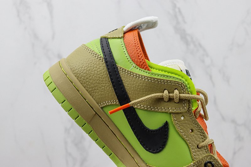 EJDER x Nike Dunk Low "Multi-Element/Green/Olive" фото № 3