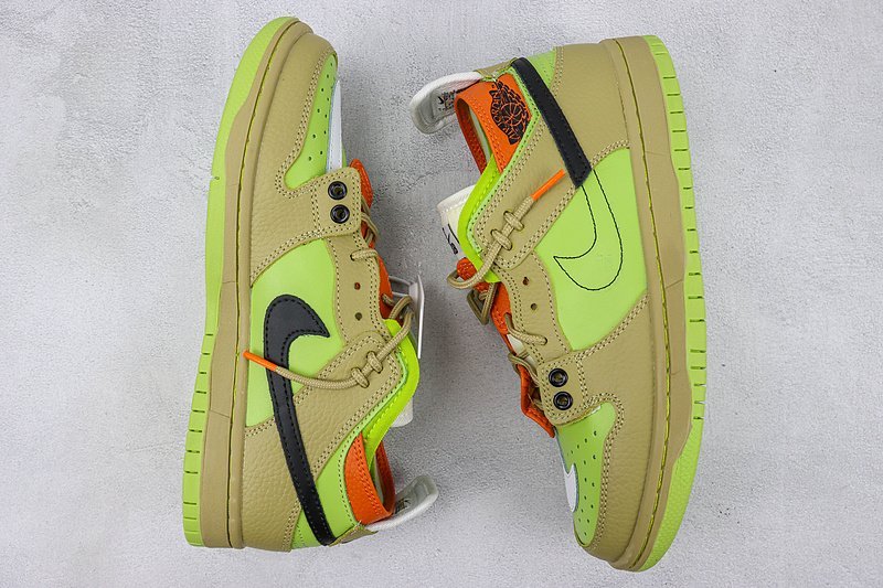 EJDER x Nike Dunk Low "Multi-Element/Green/Olive" фото № 7