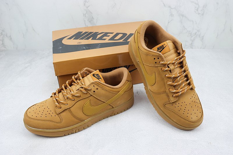 Nike Dunk Low "Wheat Brown" фото № 7