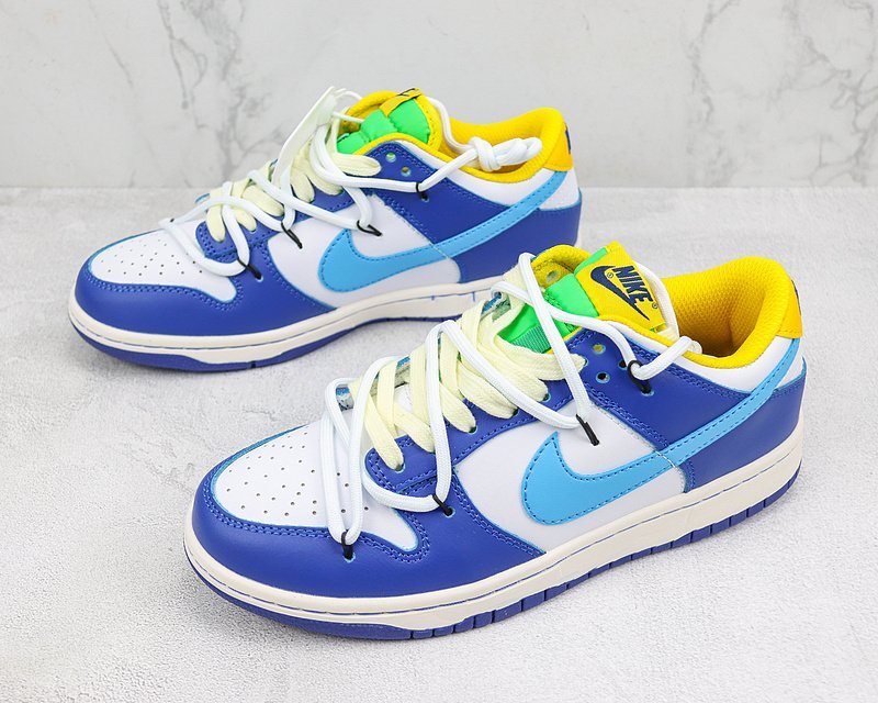 Nike Dunk Low "Varsity Royal Blue/White/Yellow" фото № 5
