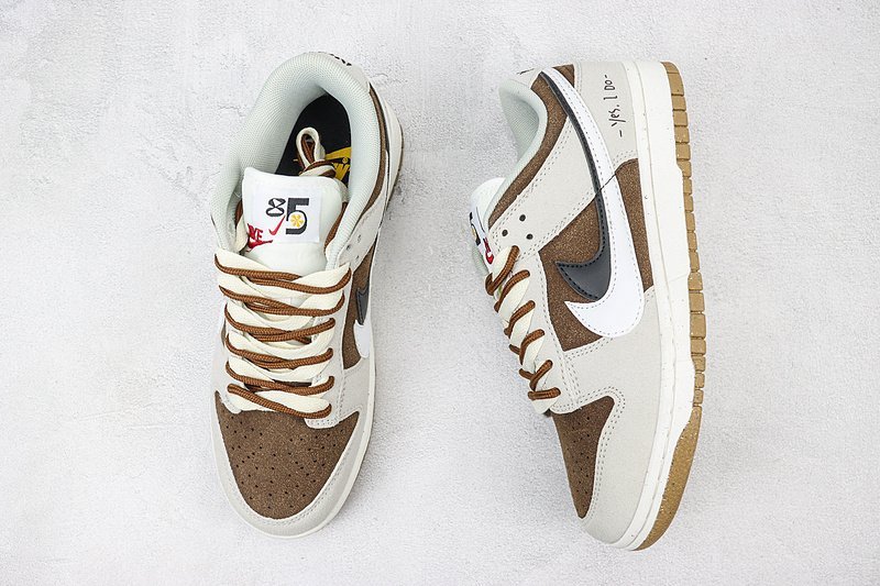 Nike Dunk Low "85/Brown/Grey" фото № 6