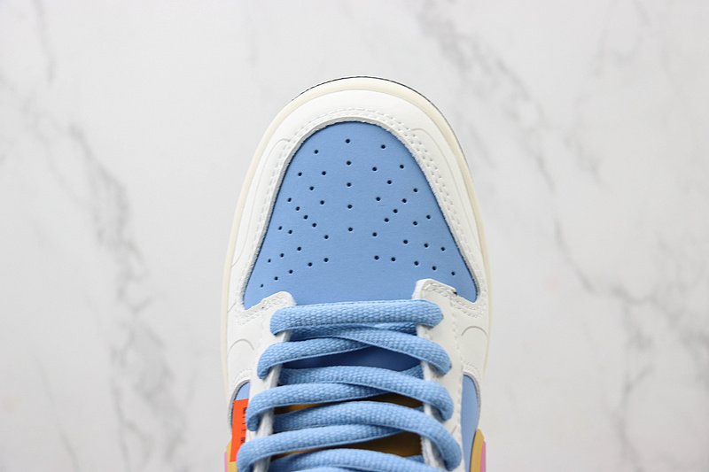 Saint Seiya x Nike Dunk Low "White/Blue/Crimson" фото № 4