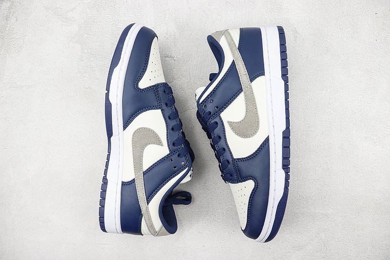 Nike Dunk Low "Summit White/Midnight Navy" фото № 7