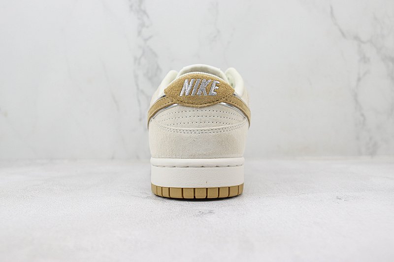 Nike Dunk Low "Pearl White/Beige/Silver Swoosh" фото № 9