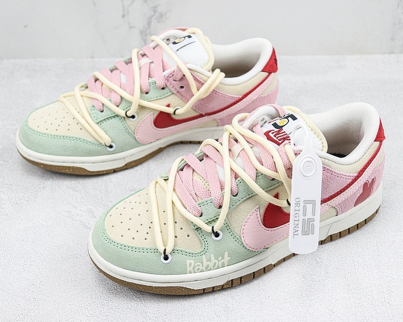 Nike SB Dunk Low 85 "Red/Pink/Grey/White" фото № 5