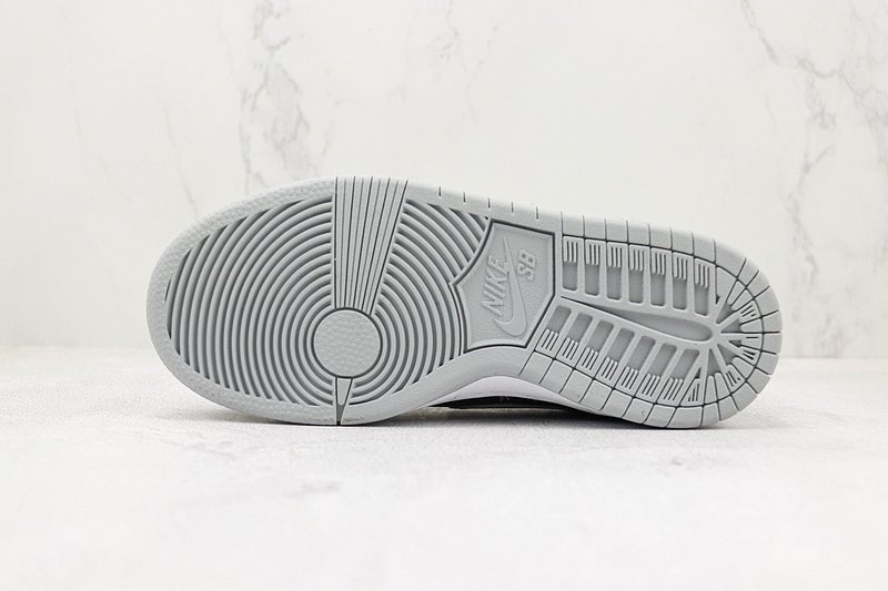 Nike Dunk Mid "Black/Wolf Grey" фото № 8