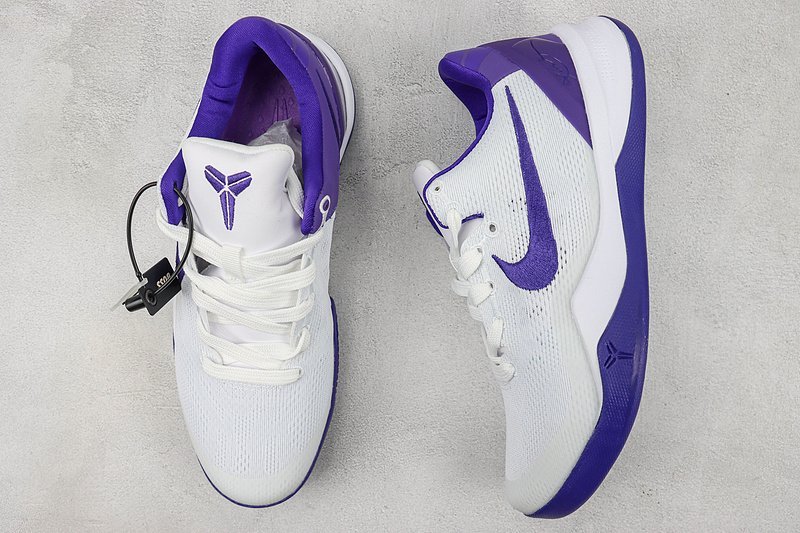 Nike Kobe 8 System "White/Court Purple" фото № 6