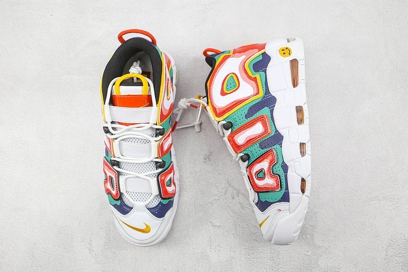 Nike Air More Uptempo 96 QS "White/University Gold" фото № 6