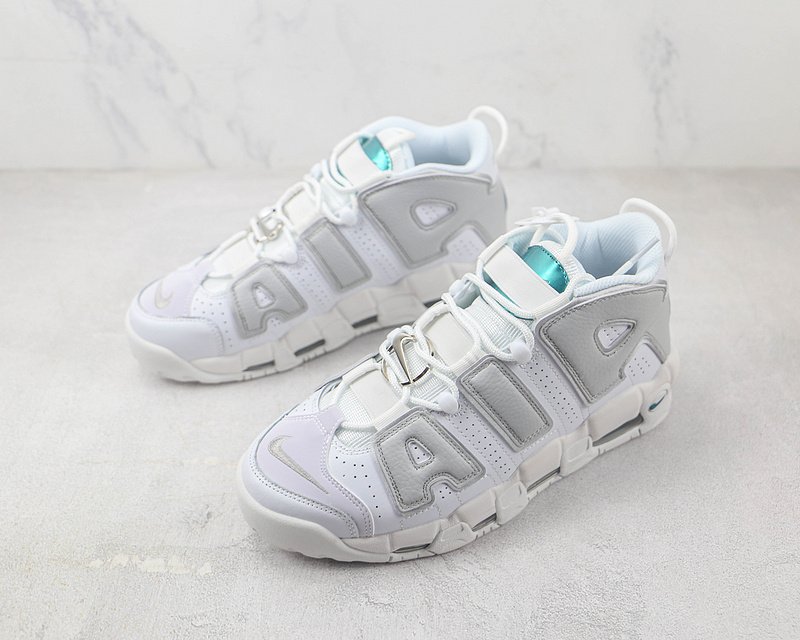 Nike Air More Uptempo "Metallic Teal/White/Grey" фото № 7