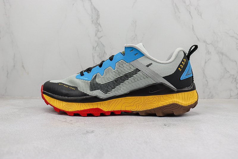 Nike Wildhorse 8 "Iron Ore/Yellow/Blue" фото № 2