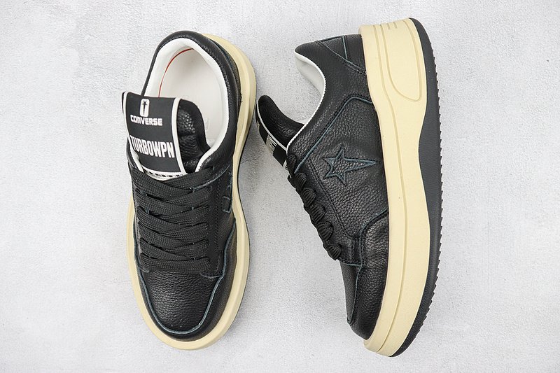 Converse x Rick Owens TURBOWPN "Black" фото № 7