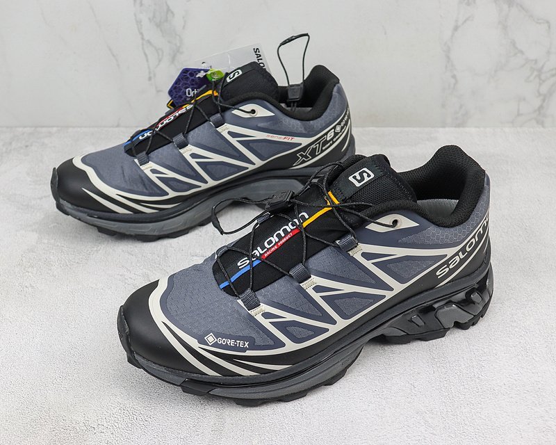Salomon XT-6 Expanse "Black/Dark Blue/White" фото № 5