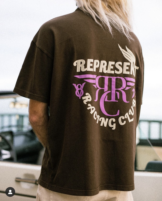 Футболка Represent Print Vintage "Brown" фото № 5
