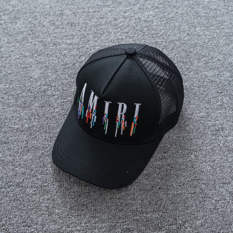 Кепка Amiri With Logo Brand "Black" фото № 2