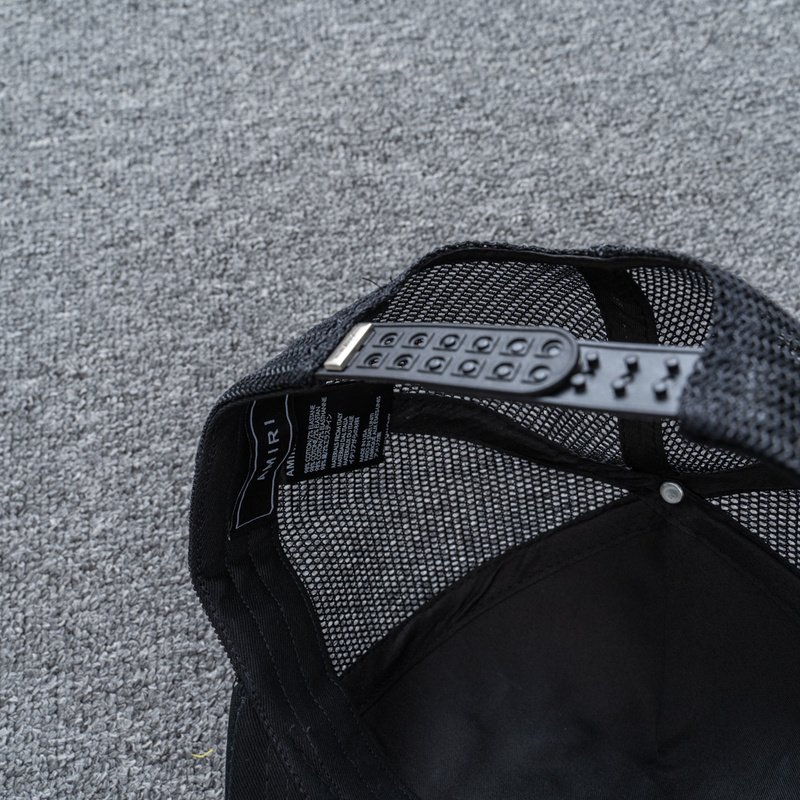 Кепка Amiri With Logo Brand "Black" фото № 3