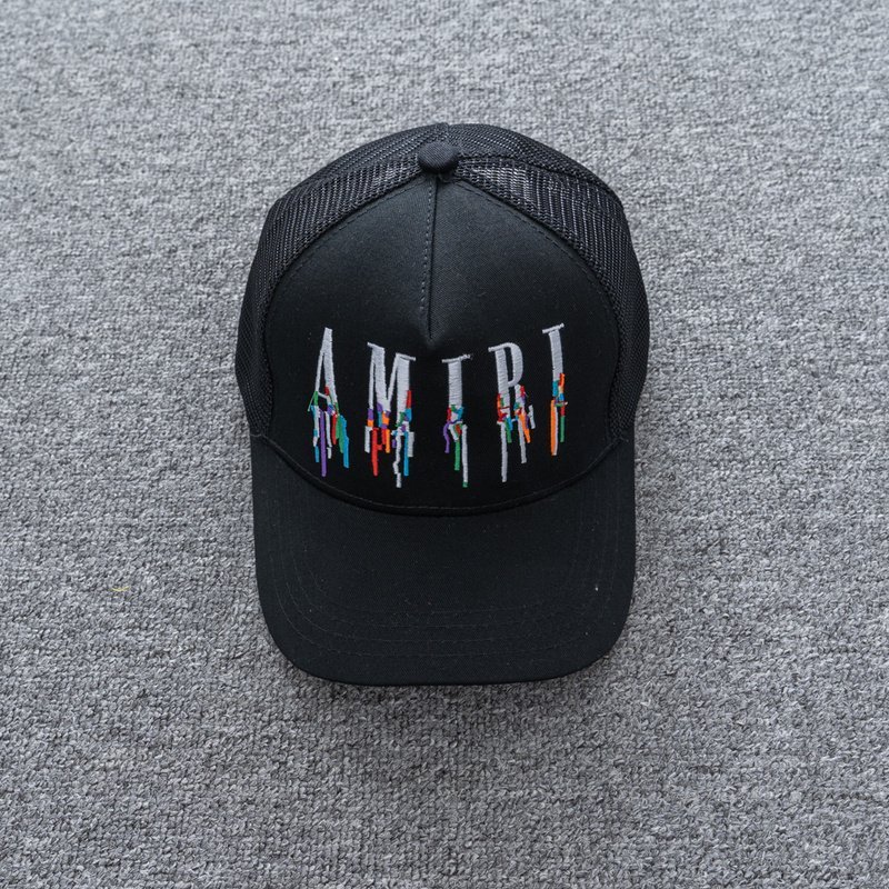 Кепка Amiri With Logo Brand "Black" фото № 5