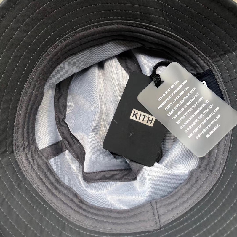Панамка Kith With Brand Logo "Gray" фото № 5