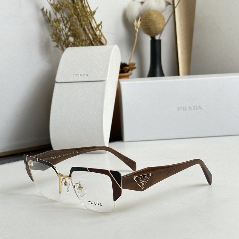 Оправа для очков Prada Frame With Colorful Edge Details "Brown" фото № 2