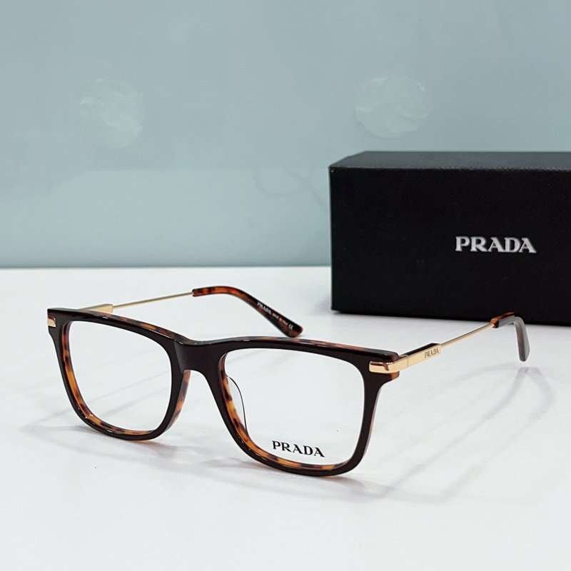 Солнцезащитные очки Prada Square Frame With Thin Temples "Brown/Ginger" фото № 2