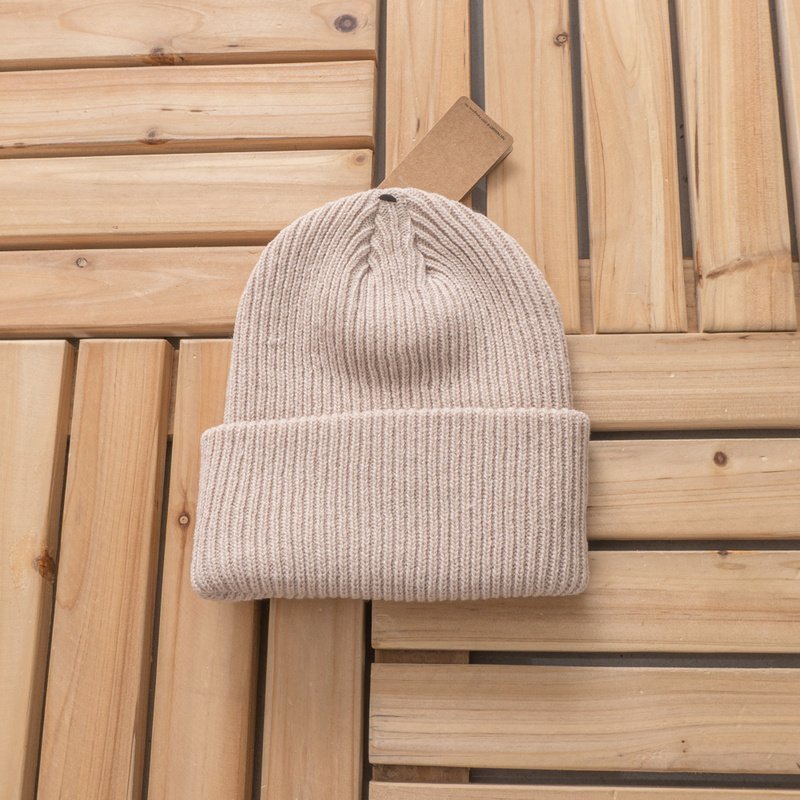 Шапка Patagonia With Lapel And Small Logo "Beige" фото № 2