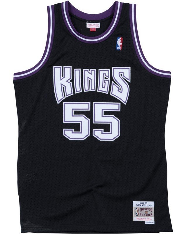 Баскетбольная Джерси Mitchell And Ness Sacramento Kings №55 Jason Williams "Black" фото № 2