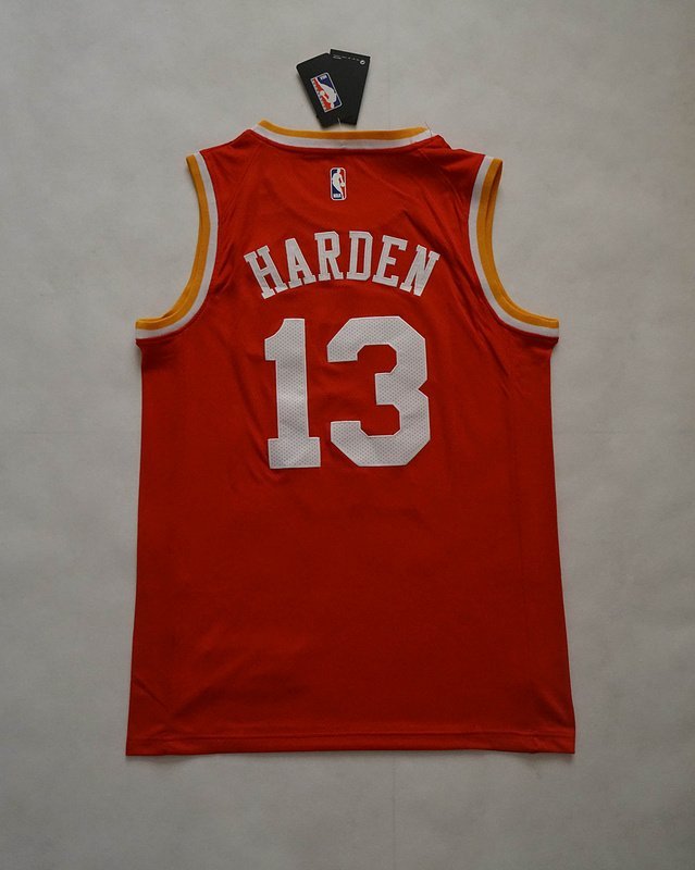 Баскетбольная Джерси Nike X NBA Houston Rockets №13 James Harden "Red" фото № 4