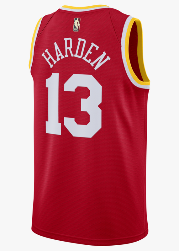Баскетбольная Джерси Nike X NBA Houston Rockets №13 James Harden "Red" фото № 8