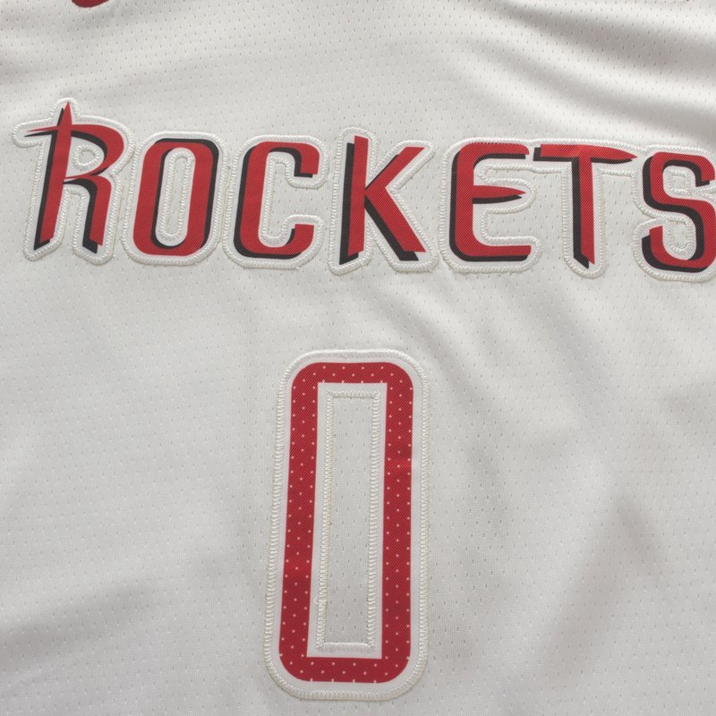 Баскетбольная Джерси Nike X NBA Houston Rockets №0 Russell Westbrook "White" фото № 4