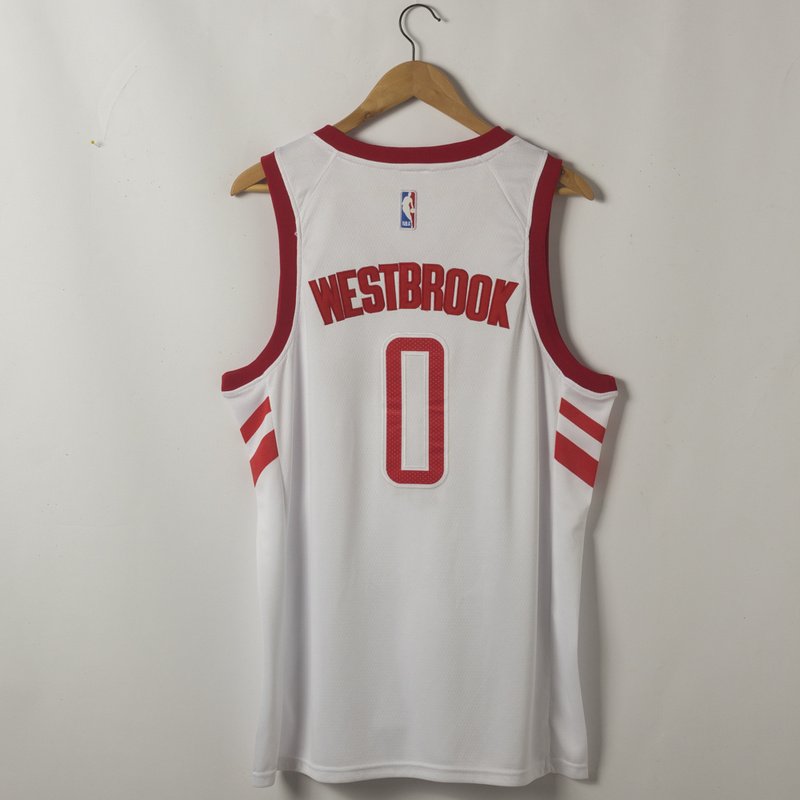 Баскетбольная Джерси Nike X NBA Houston Rockets №0 Russell Westbrook "White" фото № 6
