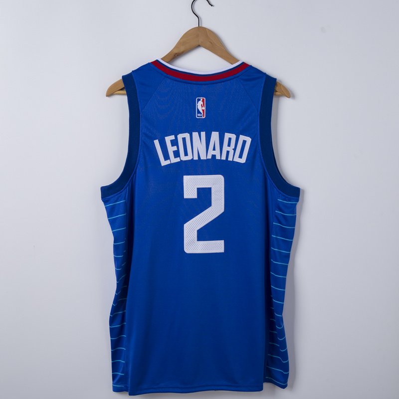 Баскетбольная Джерси Nike X NBA Los Angeles Clippers №2 Kawhi Leonard "Blue" фото № 5