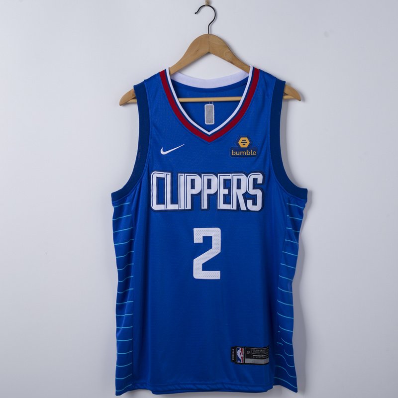 Баскетбольная Джерси Nike X NBA Los Angeles Clippers №2 Kawhi Leonard "Blue" фото № 6
