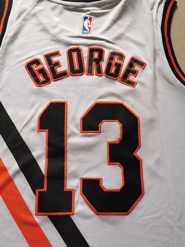 Баскетбольная Джерси Nike Los Angeles Clippers 19-20 №13 Paul George With Logo "White" фото № 4