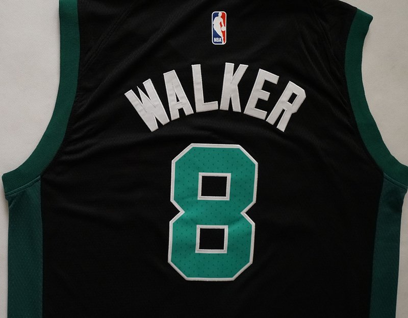Баскетбольная Джерси Nike Boston Celtics №8 Kemba Walker "Black" фото № 2