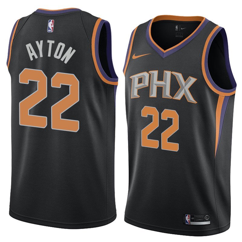 Баскетбольная Джерси Nike Phoenix Suns 18-19 №22 Deandre Ayton "Black" фото № 2