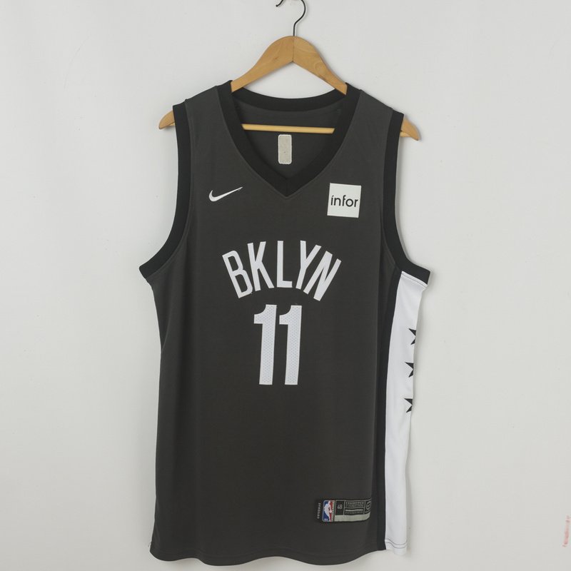 Баскетбольная Джерси Nike Brooklyn Nets №11 Kyrie Irving "Black" фото № 7